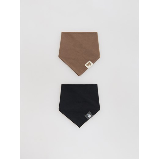 Reserved - Trójkątny szalik 2 pack - wielobarwny ze sklepu Reserved w kategorii Szaliki dziecięce - zdjęcie 186487374