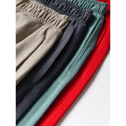 Reserved - Bawełniane spodnie jogger - morski Reserved 122 (6-7 lat) Reserved