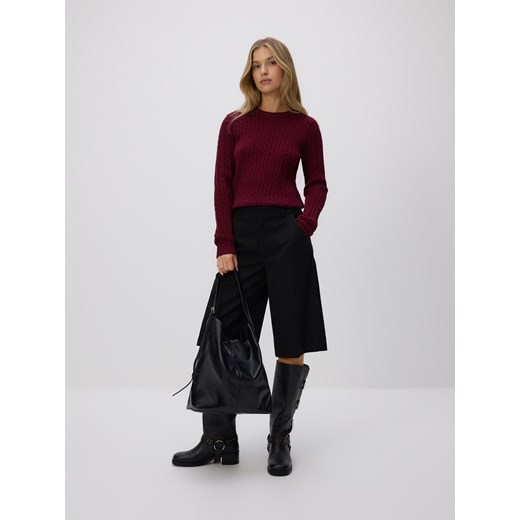 Reserved - Duża torebka hobo - czarny - id: 730FC-99X - marki Reserved - 186487840 Reserved - Duża torebka hobo - czarny ze sklepu Reserved w kategorii Torebki hobo - zdjęcie 186487840