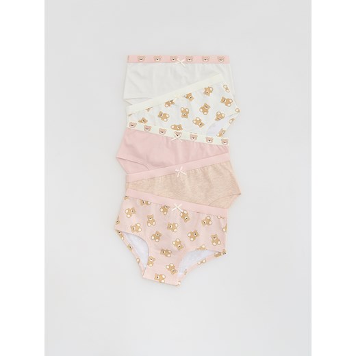 Reserved - Bawełniane majtki 5 pack - wielobarwny ze sklepu Reserved w kategorii Majtki dziecięce - zdjęcie 186487942