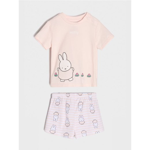 Sinsay - Piżama dwuczęściowa Miffy - różowy ze sklepu Sinsay w kategorii Piżamy dziecięce - zdjęcie 186488854