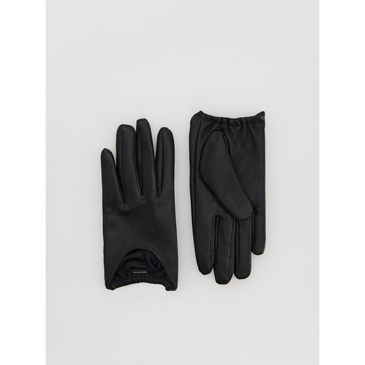 Reserved - Rękawiczki z owczej skóry - czarny ze sklepu Reserved w kategorii Rękawiczki damskie - zdjęcie 186489350