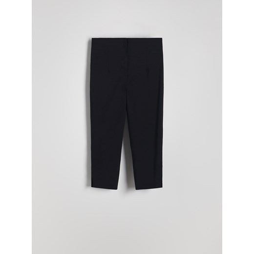 Reserved - Spodnie capri - czarny ze sklepu Reserved w kategorii Spodnie damskie - zdjęcie 186489522