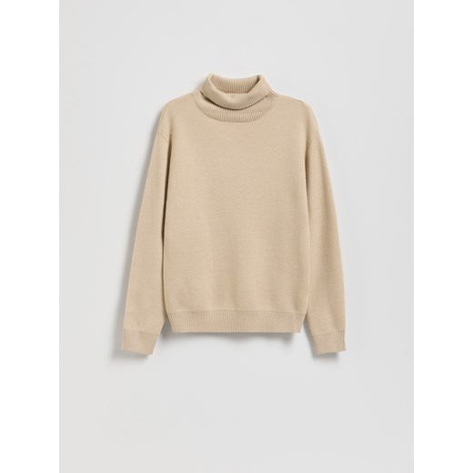 Reserved - Klasyczny golf - beżowy ze sklepu Reserved w kategorii Swetry chłopięce - zdjęcie 186489534