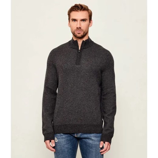 BOSS BLACK Wełniany sweter H-Hettore | Regular Fit ze sklepu Gomez Fashion Store w kategorii Swetry męskie - zdjęcie 186490212