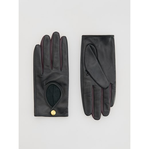 Reserved - Skórzane rękawiczki - wielobarwny Reserved S Reserved