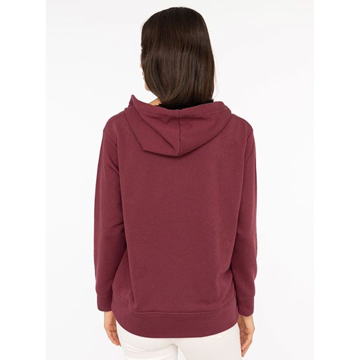 Zwillingsherz Bluza &quot;Smile&quot; w kolorze bordowym Zwillingsherz L/XL wyprzedaż Limango Polska