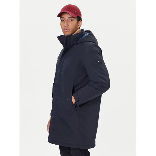 Tommy Hilfiger Płaszcz zimowy MW0MW41362 Granatowy Regular Fit ze sklepu MODIVO w kategorii Płaszcze męskie - zdjęcie 186492630
