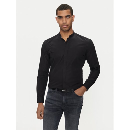 Hugo Koszula Kaleb 50519834 Czarny Slim Fit ze sklepu MODIVO w kategorii Koszule męskie - zdjęcie 186492640