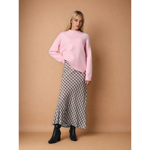 Sinsay - Sweter basic - różowy Sinsay M Sinsay