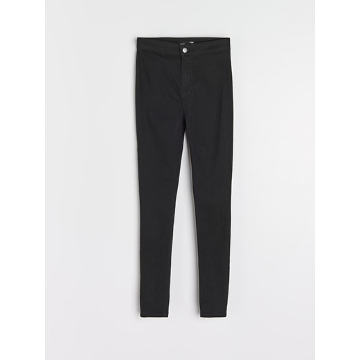 Sinsay - Jeansy high waist - czarny Sinsay 38 Sinsay