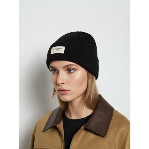 Sinsay - Czapka beanie - czarny ze sklepu Sinsay w kategorii Czapki zimowe damskie - zdjęcie 186495591
