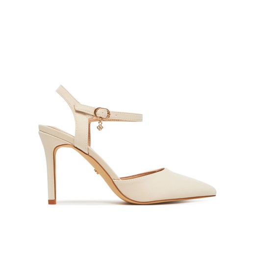 Szpilki DeeZee AV-8268-5 Beżowy ze sklepu eobuwie.pl w kategorii Sandały damskie - zdjęcie 186495664