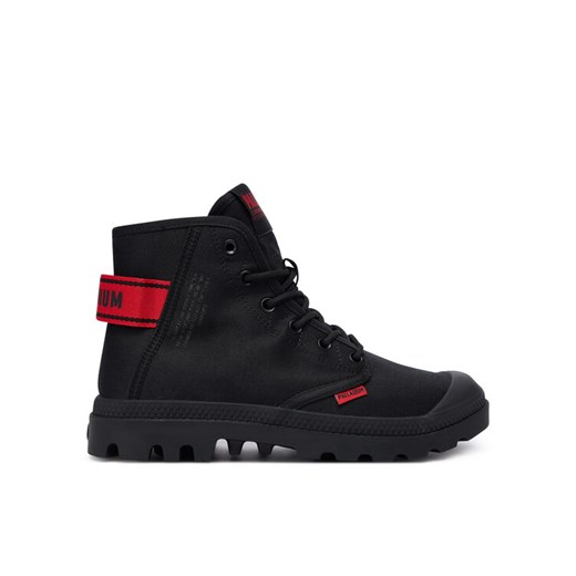 Trapery Palladium Pampa Hi Dare Ii 79514-008-M Czarny ze sklepu eobuwie.pl w kategorii Workery damskie - zdjęcie 186495701