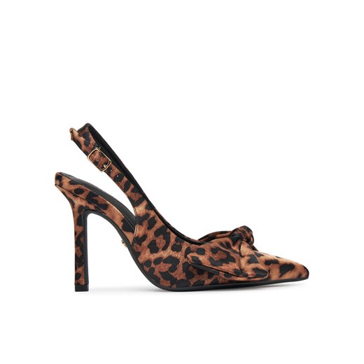 Szpilki DeeZee 6-605-1 Brązowy ze sklepu eobuwie.pl w kategorii Sandały damskie - zdjęcie 186495723