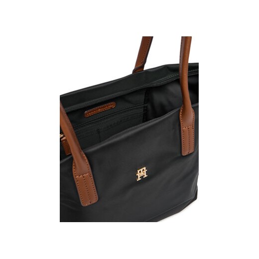 Torebka Tommy Hilfiger Popette Tote AW0AW17711 Czarny Tommy Hilfiger OS eobuwie.pl