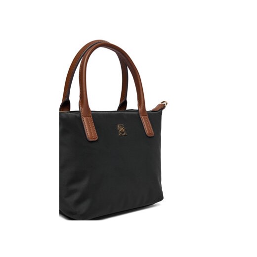 Torebka Tommy Hilfiger Popette Mini Tote AW0AW17709 Czarny Tommy Hilfiger OS eobuwie.pl