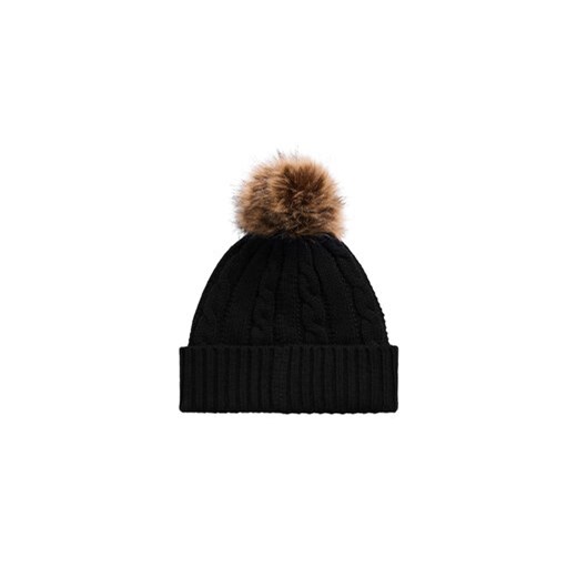 Czapka LAUREN RALPH LAUREN 454P04455003 Czarny OS eobuwie.pl