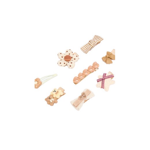 Zestaw 8 spinek do włosów DeeZee CEO-ACCCS-DEEZEE-02 Brązowy NOSIZE eobuwie.pl