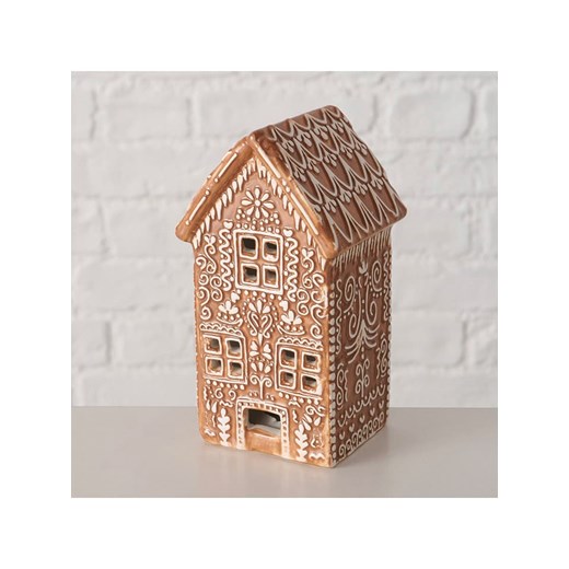 Boltze Dekoracja LED &quot;Gingerbread&quot; w kolorze jasnobrązowym - 7,5 x 14 x 7 cm ze sklepu Limango Polska w kategorii Dekoracje - zdjęcie 186498474