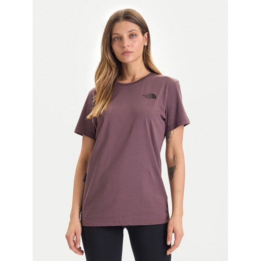 The North Face T-Shirt Box Nse Edge Of Light NF0A8E3J Brązowy Relaxed Fit ze sklepu MODIVO w kategorii Bluzki damskie - zdjęcie 186498713