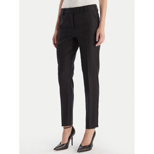 Marella Chinosy Margie 2523136232 Czarny Slim Fit ze sklepu MODIVO w kategorii Spodnie damskie - zdjęcie 186498750