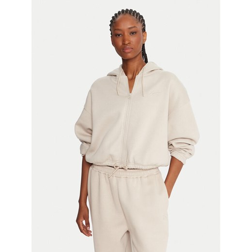 Reebok Bluza Reebok X Ewa Chodakowska RK25307CCW Beżowy Relaxed Fit ze sklepu MODIVO w kategorii Bluzy damskie - zdjęcie 186498754