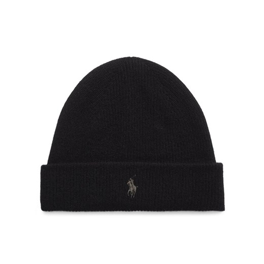 Polo Ralph Lauren Czapka 710920660003 Czarny ze sklepu MODIVO w kategorii Czapki zimowe męskie - zdjęcie 186498792