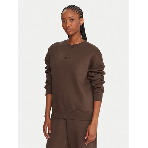 Reebok Bluza Reebok X Ewa Chodakowska RK25303CCW Brązowy Regular Fit ze sklepu MODIVO w kategorii Bluzy damskie - zdjęcie 186498834