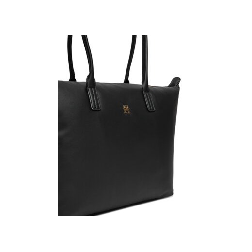 Tommy Hilfiger Torebka Popette Soft AW0AW17705 Czarny Tommy Hilfiger OS MODIVO