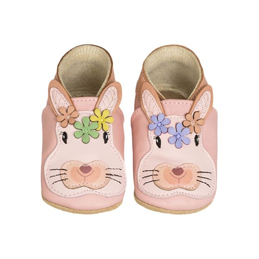 Lait et Miel Skórzane buty "Rabbit" w kolorze jasnoróżowym do Lait Et Miel 19/20 wyprzedaż Limango Polska