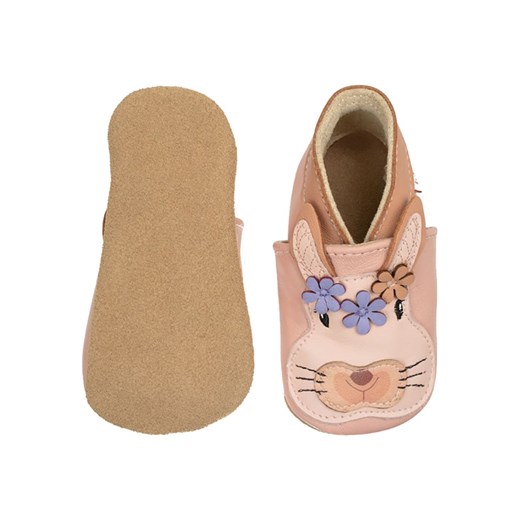 Lait et Miel Skórzane buty "Rabbit" w kolorze jasnoróżowym do Lait Et Miel 19/20 promocja Limango Polska