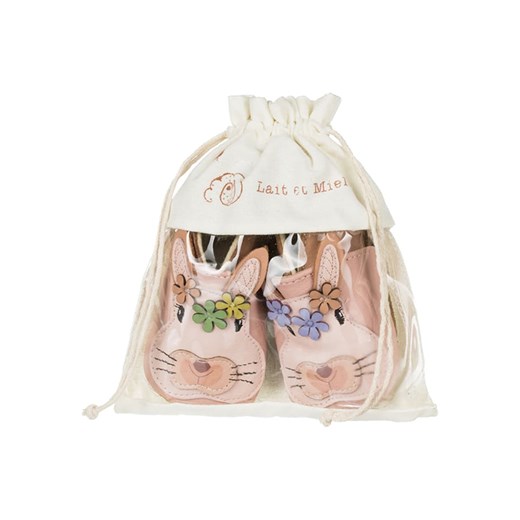 Lait et Miel Skórzane buty "Rabbit" w kolorze jasnoróżowym do Lait Et Miel 27/28 okazja Limango Polska