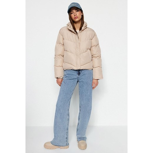 trendyol Kurtka pikowana w kolorze beżowym Trendyol XS okazja Limango Polska