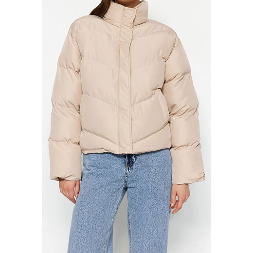 trendyol Kurtka pikowana w kolorze beżowym Trendyol XS wyprzedaż Limango Polska