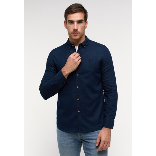 Męska Koszula MUSTANG Rawlins Navy Blazer 1014773 5324 ze sklepu YouNeedit.pl w kategorii Koszule męskie - zdjęcie 186502144