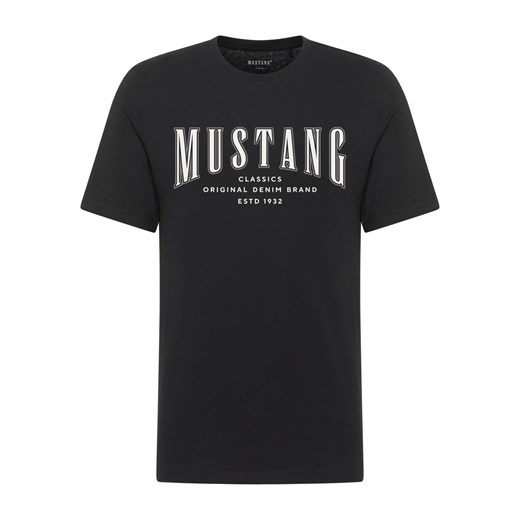 Męski T-Shirt Mustang Style Alex Black 1017335 4142 ze sklepu YouNeedit.pl w kategorii T-shirty męskie - zdjęcie 186502151