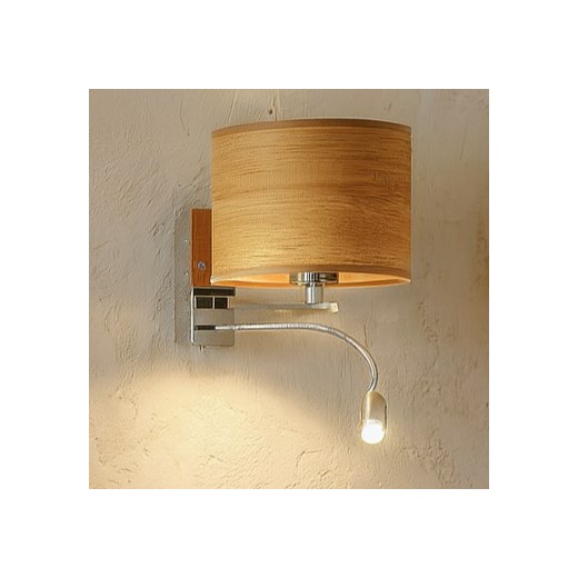 Skandynawski kinkiet ścienny SENEGAL ECO z dodatkowym panelem LED - id: 6452 - marki Ciekot Partners Sp. Z O. O. - 186502524 Skandynawski kinkiet ścienny SENEGAL ECO z dodatkowym panelem LED ze sklepu Lysne w kategorii Lampy ścienne - zdjęcie 186502524