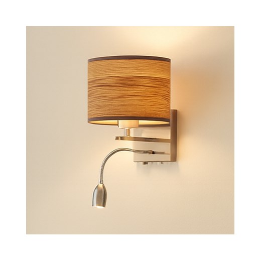 Podwójny kinkiet do sypialni nad łóżko SENEGAL ECO w stylu skandynawskim - id: 6454 - marki Ciekot Partners Sp. Z O. O. - 186502531 Podwójny kinkiet do sypialni nad łóżko SENEGAL ECO w stylu skandynawskim ze sklepu Lysne w kategorii Lampy ścienne - zdjęcie 186502531