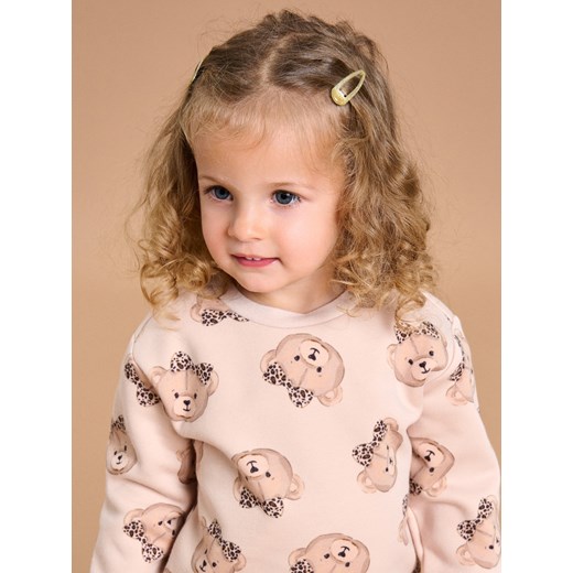 Sinsay - Spinki do włosów z brokatem 4 pack - wielobarwny Sinsay One Size Sinsay