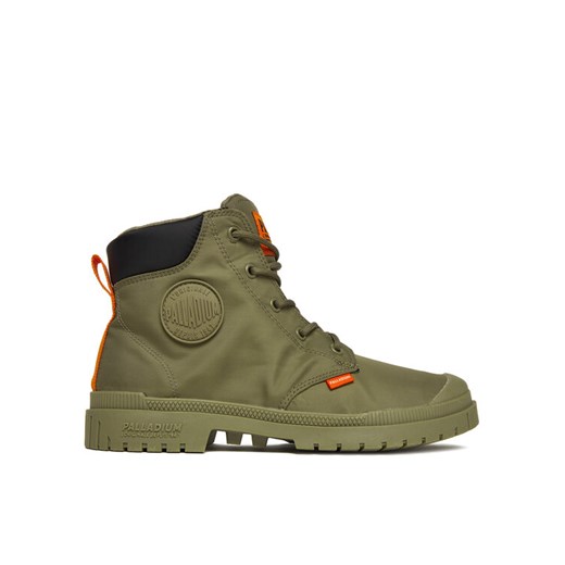 Trapery Palladium Pampa Sp20 Cuff Wp+ 76835-308-M Zielony - id: 0000305532527 - marki Palladium - 186504011 Trapery Palladium Pampa Sp20 Cuff Wp+ 76835-308-M Zielony ze sklepu eobuwie.pl w kategorii Workery damskie - zdjęcie 186504011
