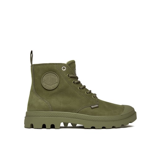 Trapery Palladium Pampa Hi Nbk 79495-308-M Zielony ze sklepu eobuwie.pl w kategorii Workery damskie - zdjęcie 186504031