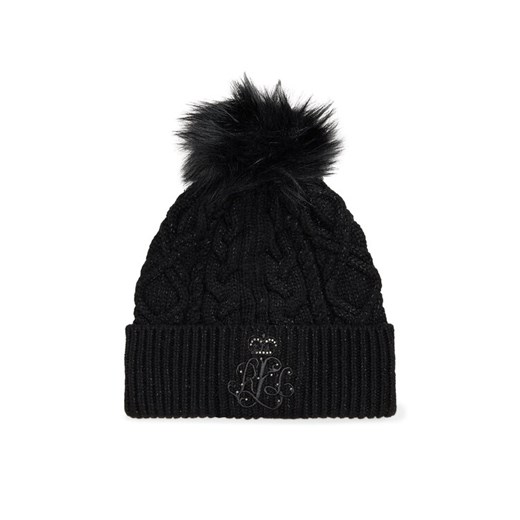 Czapka LAUREN RALPH LAUREN 454P04857001 Czarny ze sklepu eobuwie.pl w kategorii Czapki zimowe damskie - zdjęcie 186504091