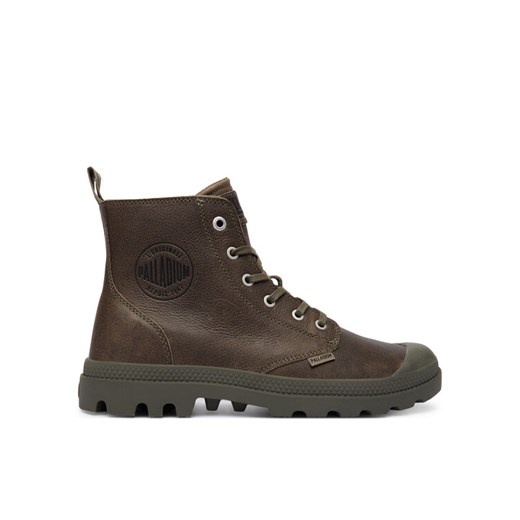 Trapery Palladium Pampa Zip Lth Ess 76888-308-M Zielony ze sklepu eobuwie.pl w kategorii Workery damskie - zdjęcie 186504103