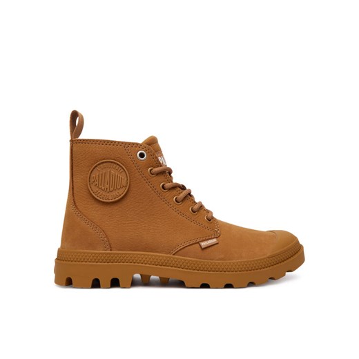 Trapery Palladium Pampa Hi Nbk 79495-257-M Brązowy ze sklepu eobuwie.pl w kategorii Workery damskie - zdjęcie 186504110