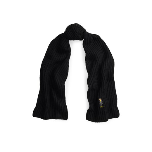 Szalik Polo Ralph Lauren 455P04660001 Czarny ze sklepu eobuwie.pl w kategorii Szaliki i chusty damskie - zdjęcie 186504120