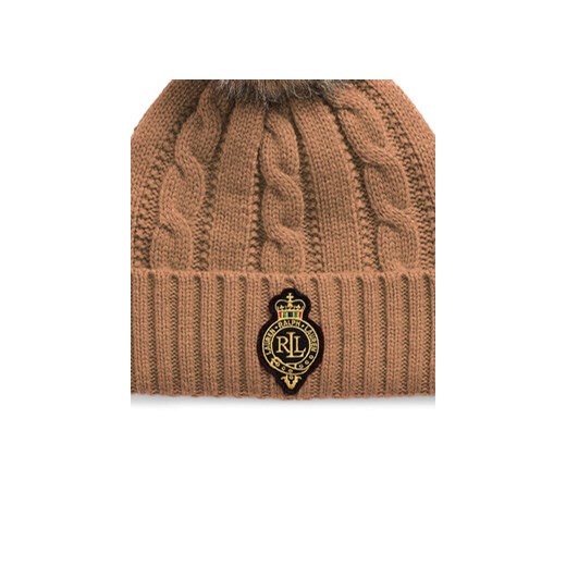 Czapka LAUREN RALPH LAUREN 454P04455002 Beżowy OS eobuwie.pl