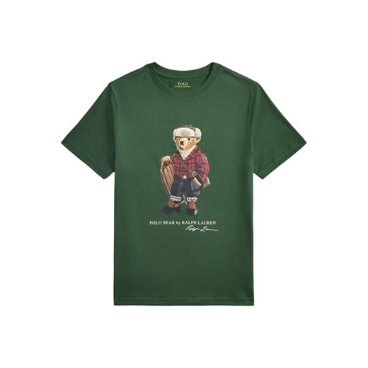 Polo Ralph Lauren T-Shirt 323981260002 Zielony Regular Fit ze sklepu MODIVO w kategorii T-shirty chłopięce - zdjęcie 186504903
