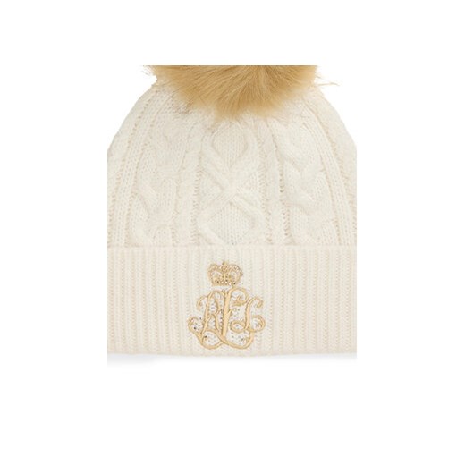 LAUREN RALPH LAUREN Czapka 454P04466001 Écru OS MODIVO