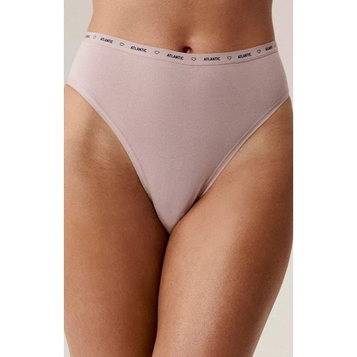 Atlantic 3-pack figi Sport High Leg 3CLP-010-ROS/ROSC/BEZM, Kolor różowo-beżowy, Rozmiar M, ATLANTIC ze sklepu Primodo w kategorii Majtki damskie - zdjęcie 186505331